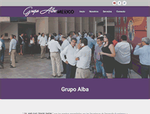 Tablet Screenshot of grupoalba.com.mx