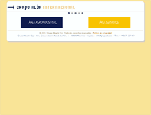 Tablet Screenshot of grupoalba.es